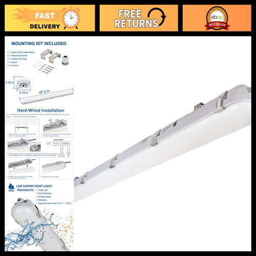 4ft led vapor tight light - led,